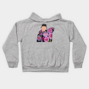 Larray- Digital Art- Pink Roses Jumper Kids Hoodie